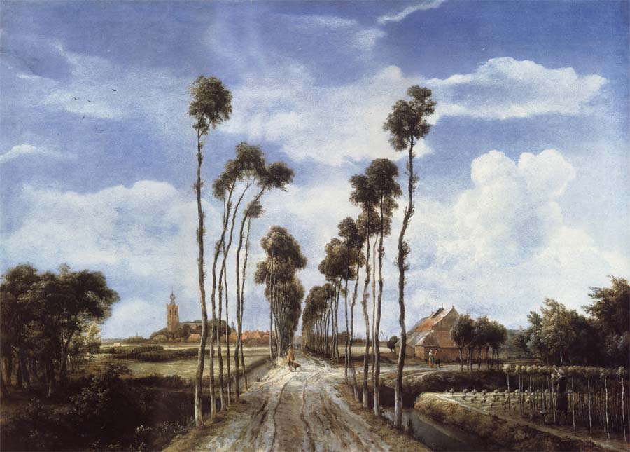 Meindert Hobbema The Avenue at Middelharnis